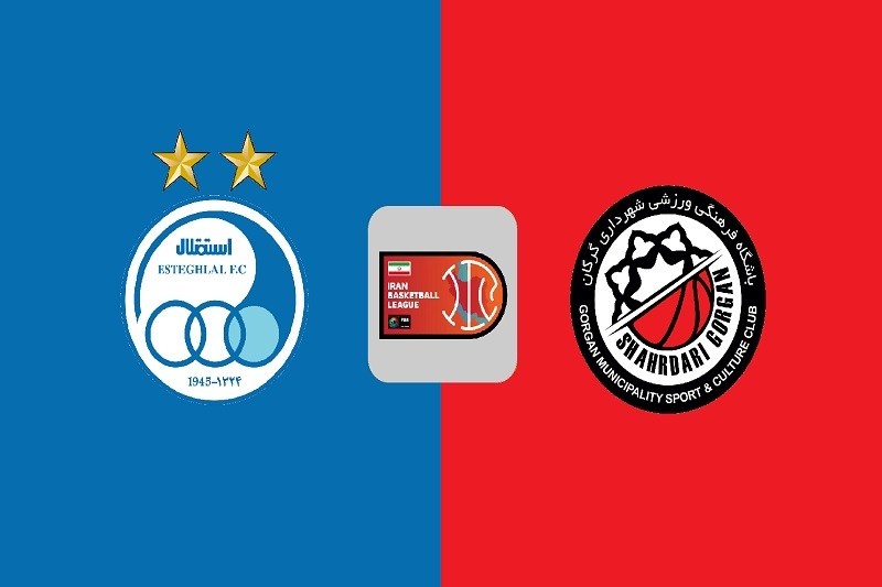 پخش زنده بسکتبال شهرداری گرگان و استقلال تهران امروز 1 دی 1404