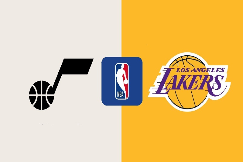 پخش زنده بسکتبال یوتا جز و لس آنجلس لیکرز امروز 28 آذر 1404