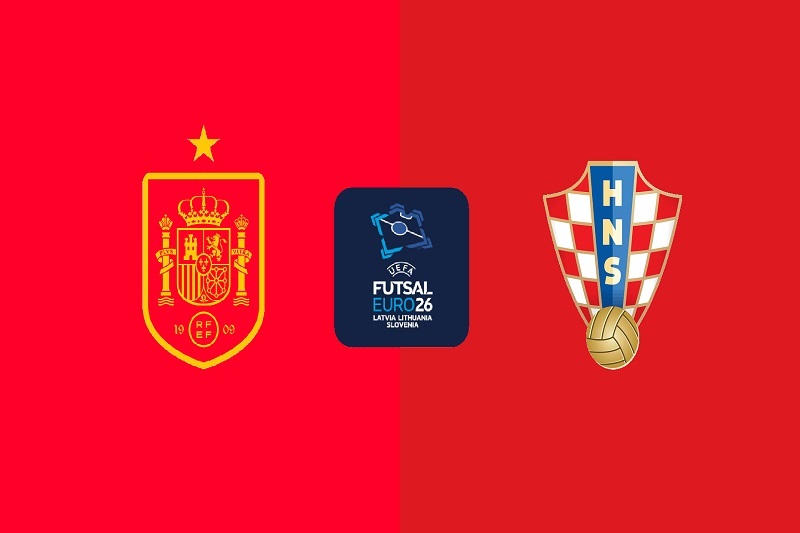 پخش زنده فوتسال کرواسی و اسپانیا امروز 15 بهمن 1404