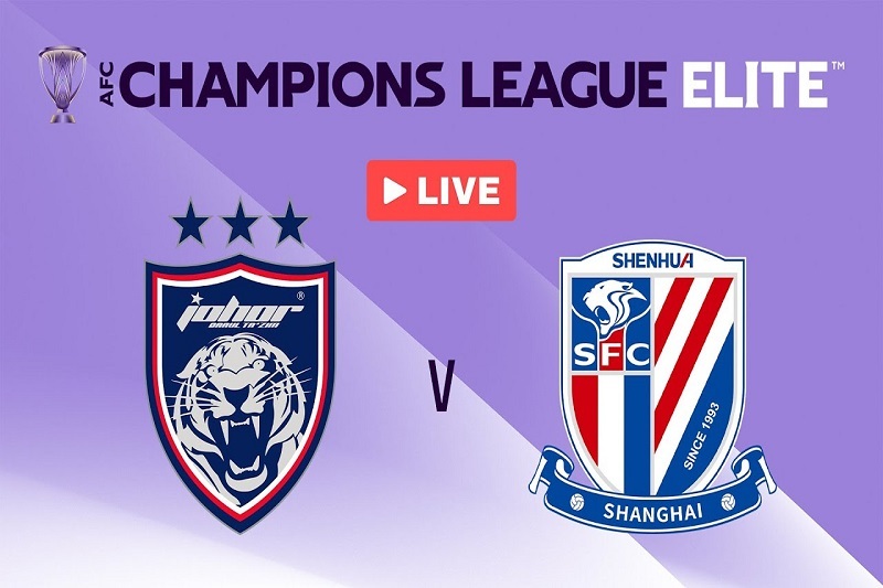 پخش زنده بازی جوهور دارالتعظیم و شانگهای شنهوا امروز 14 آبان 1404