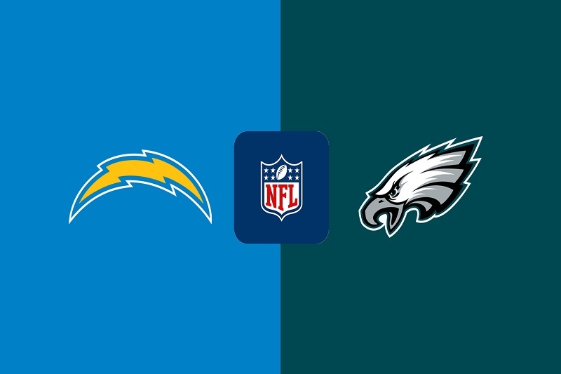 پخش زنده فوتبال آمریکایی لس آنجلس چارجرز و فیلادلفیا ایگلز امروز 18 آذر 1404