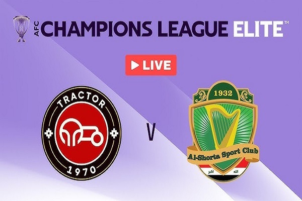 پخش زنده بازی تراکتور و الشرطه امروز 12 آبان 1404