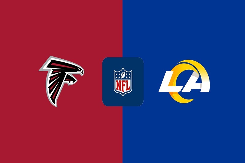 پخش زنده فوتبال آمریکایی آتلانتا فالکونز و لس آنجلس رمس امروز 9 دی 1404
