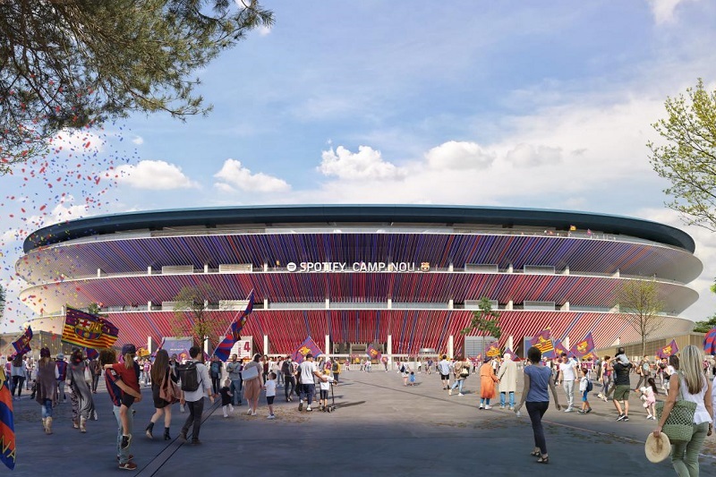 تاریخ احتمالی افتتاح استادیوم اسپاتیفای نوکمپ