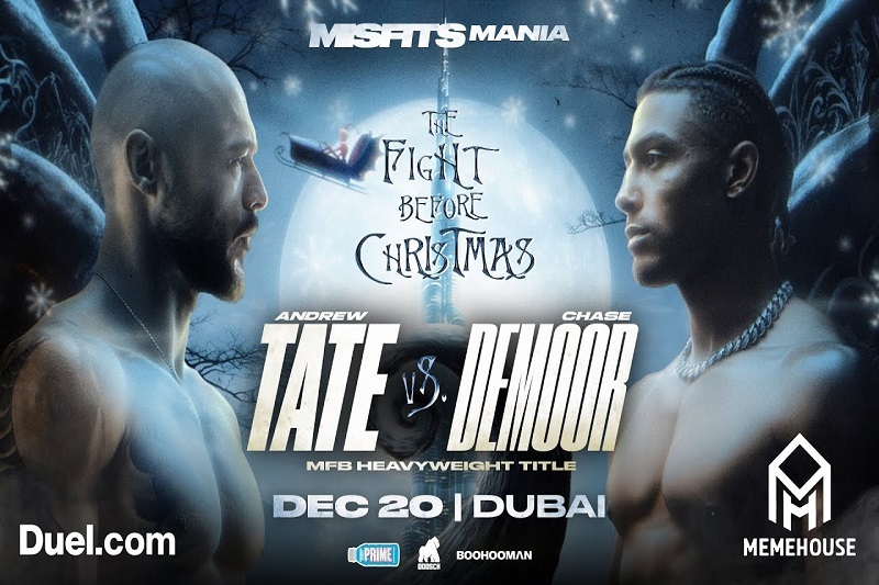 پخش زنده مبارزه بوکس اندرو تیت و چیس دمور امروز 29 آذر 1404