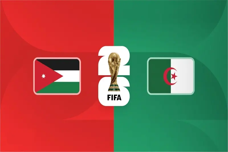 پخش زنده بازی اردن و الجزایر امروز 2 تیر 1405