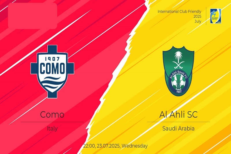 پخش زنده بازی کومو و الاهلی امروز 1 مرداد 1404