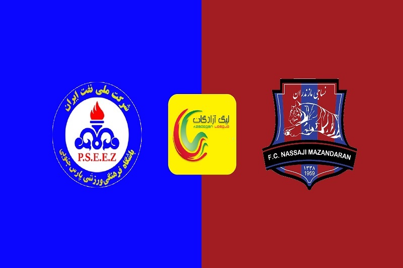 پخش زنده بازی نساجی و پارس جنوبی جم امروز 7 بهمن 1404