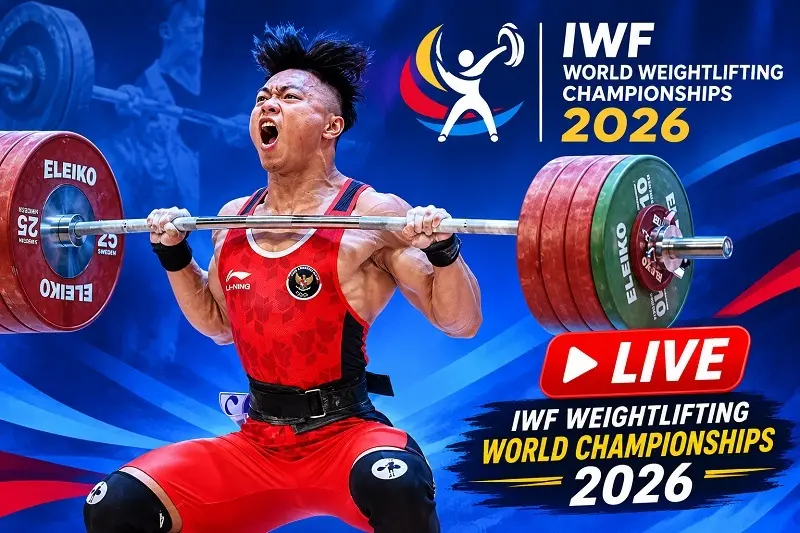پخش زنده وزنه برداری قهرمانی جهان 2026 امروز 9 آبان 1405