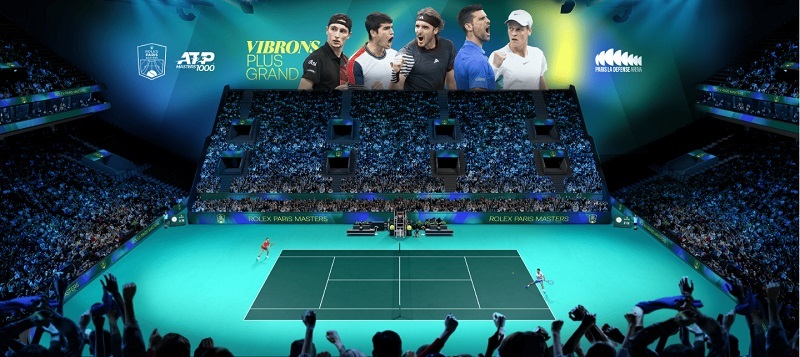 پخش زنده تنیس مسترز پاریس امروز 10 آبان 1404