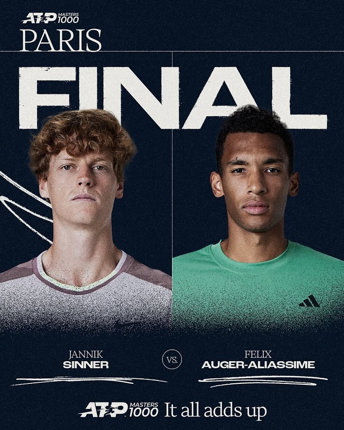 پخش زنده تنیس مسترز پاریس امروز 11 آبان 1404