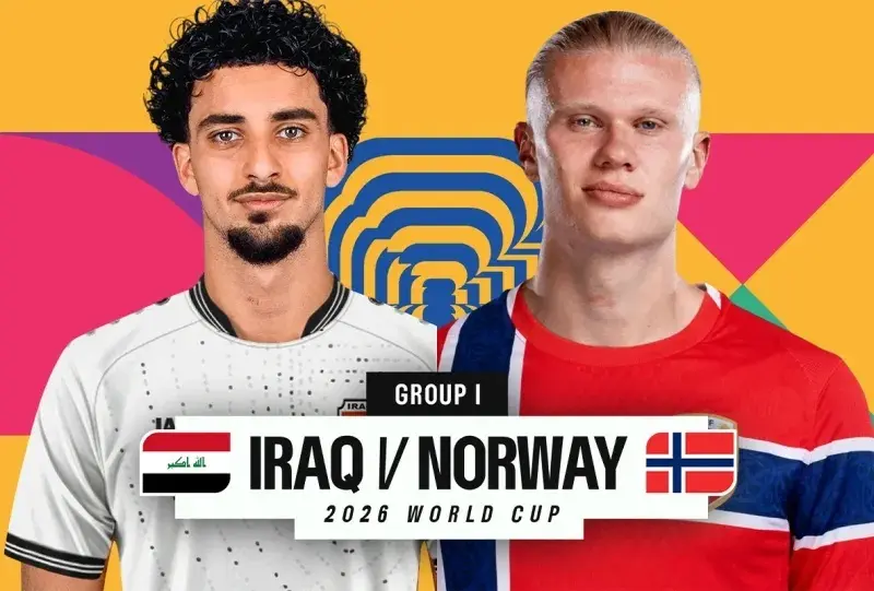پخش زنده بازی عراق و نروژ امروز 27 خرداد 1405