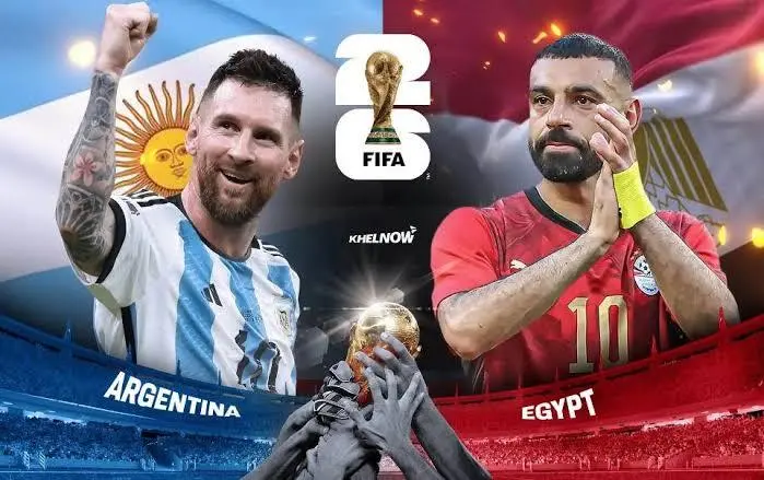 پخش زنده بازی آرژانتین و مصر امروز 16 تیر 1405