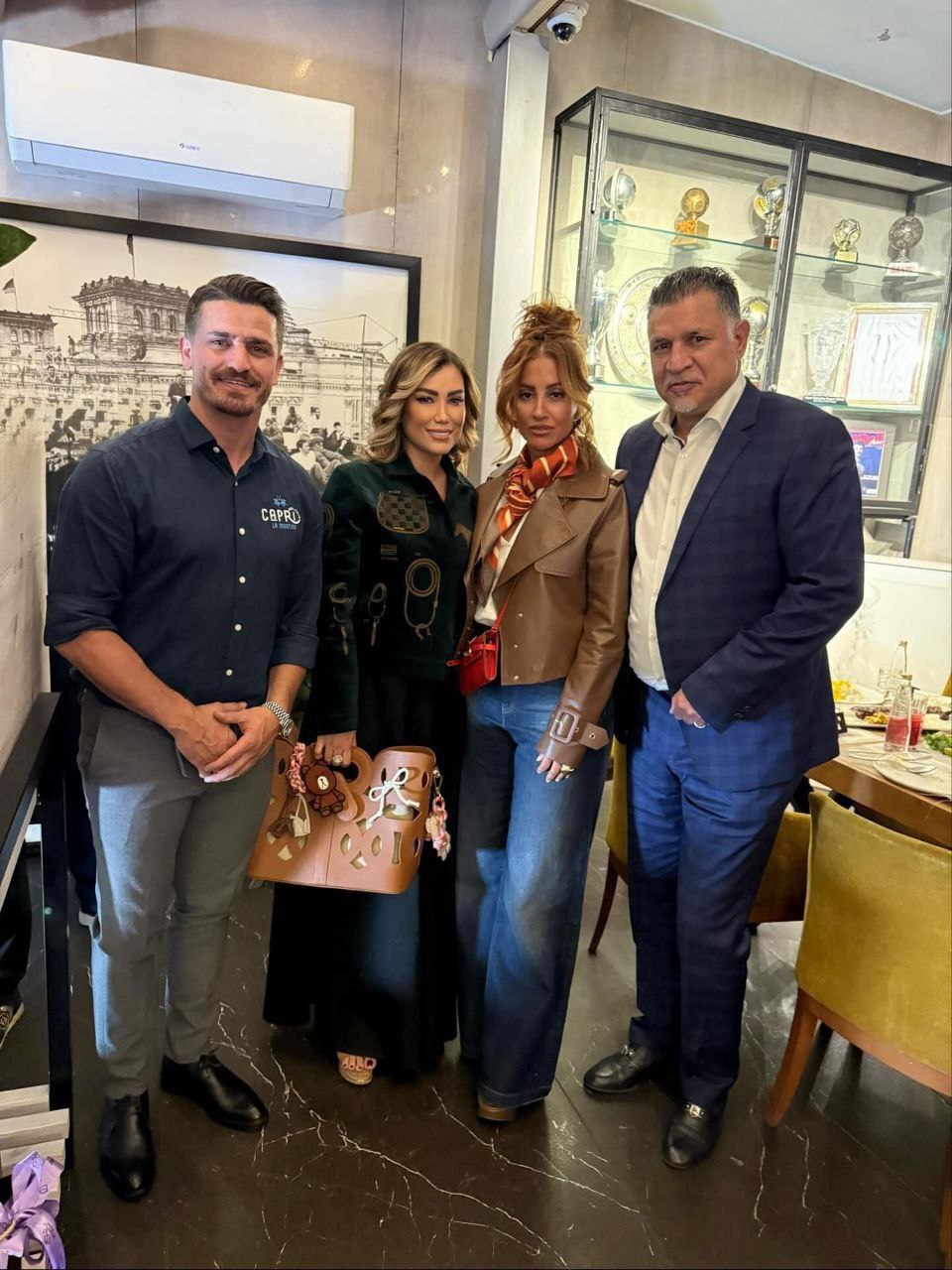 عکس جدید علی دایی و وریا غفوری در کنار همسران (+ عکس)