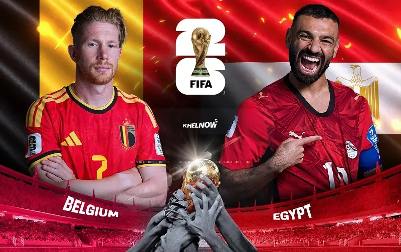 پخش زنده بازی بلژیک و مصر امروز 25 خرداد 1405