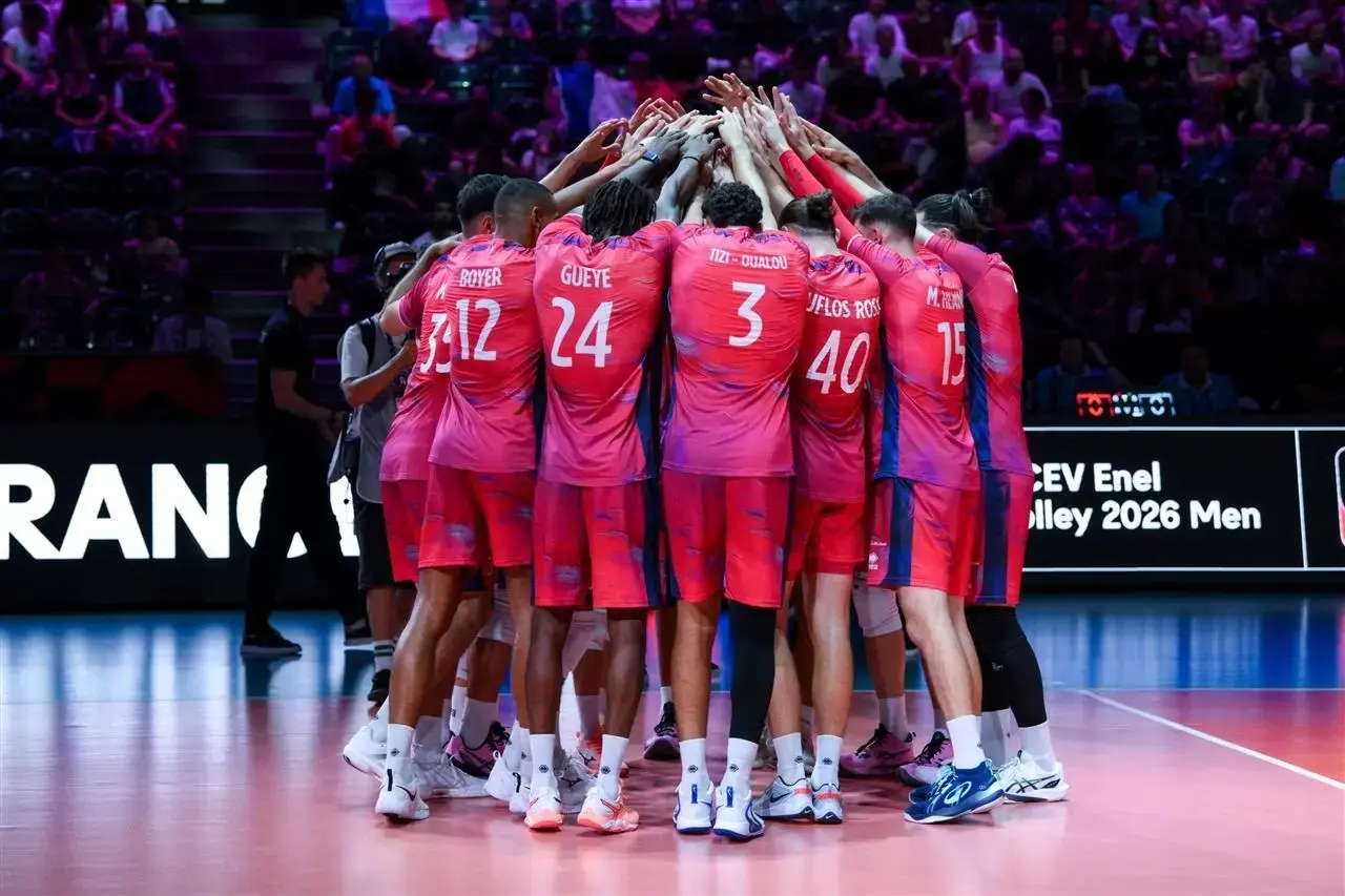 پخش زنده والیبال فرانسه و رومانی 25 شهریور 1405 | والیبال قهرمانی اروپا 2026