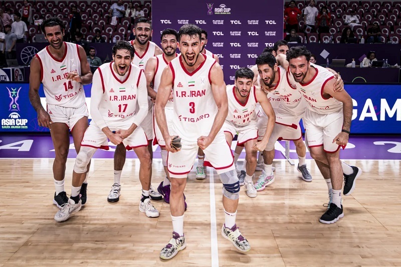 پخش زنده بسکتبال ایران و سوریه 19 مرداد 1404 | کاپ آسیا 2025