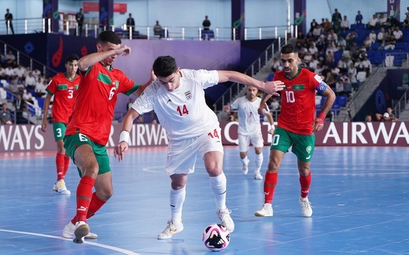 پخش زنده فوتسال ایران و مراکش امروز 20 آبان 1404